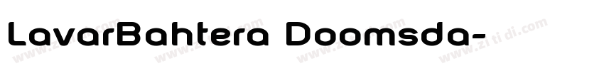LavarBahtera Doomsda字体转换